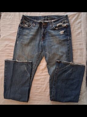 Vtg 90s Lucky Brand Women's Blue Boot-Cut Jeans